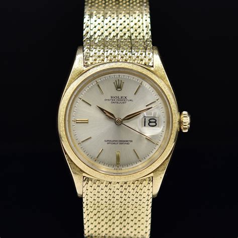 Rolex Datejust ref 1602 Florentine finish 